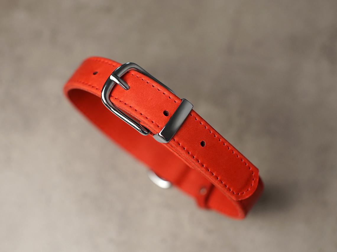 Personalized Leather Dog Collar