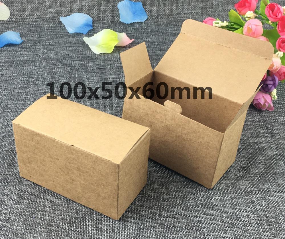 50pcs/lot Kraft Paper Gift Packing Boxes - Exinoz