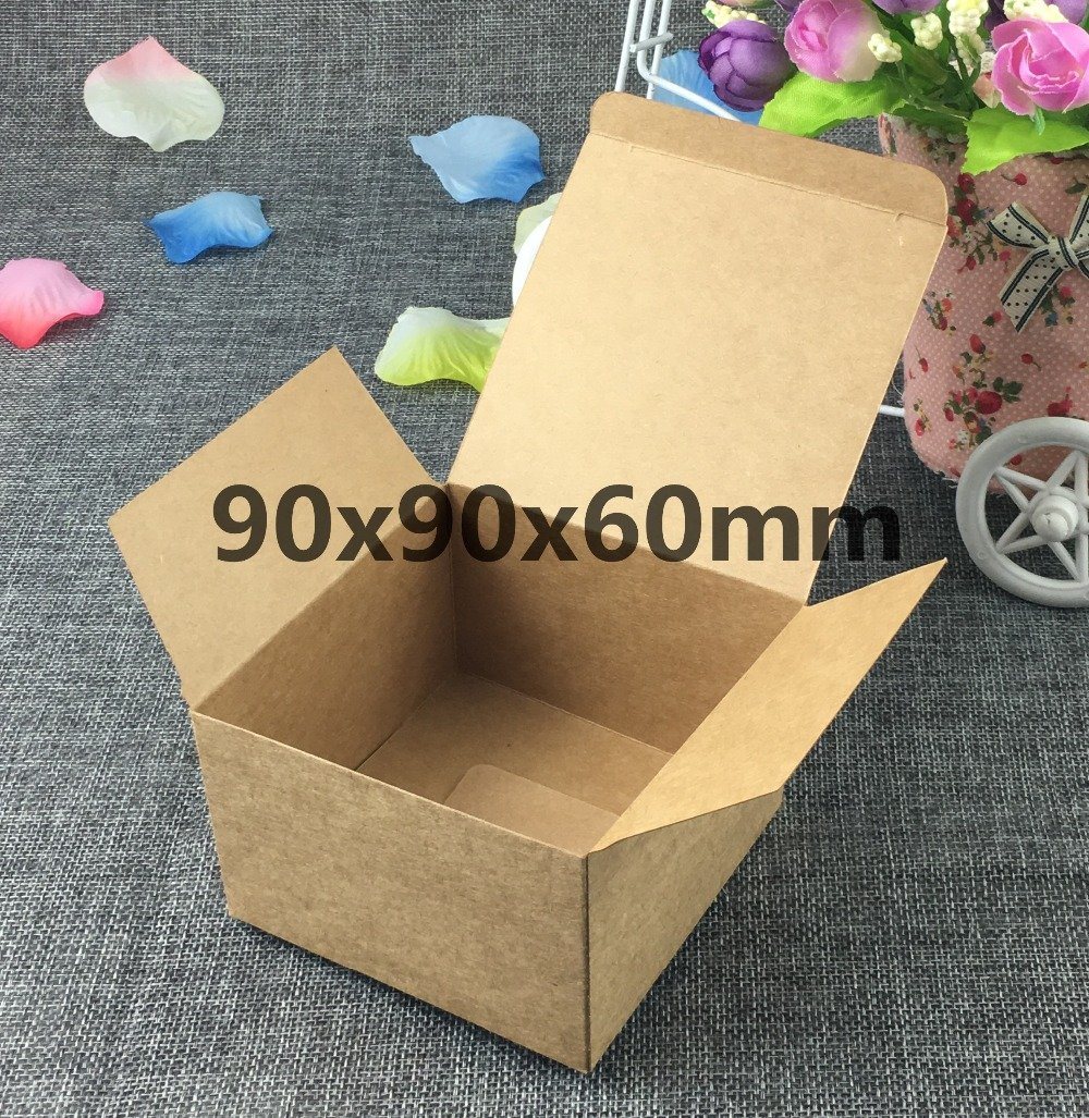 50pcs/lot Kraft Paper Gift Packing Boxes - Exinoz