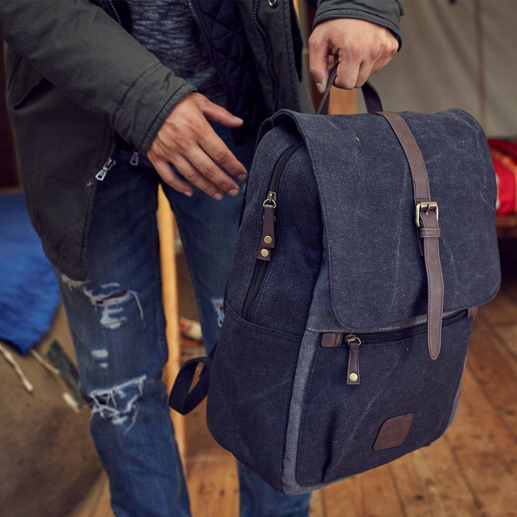 Lincoln Adventure Canvas Backpack - Exinoz