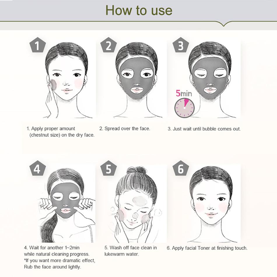 Carbonated Bubble Clay Mask - Exinoz