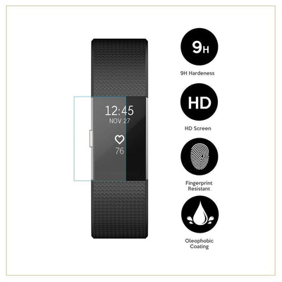 EXINOZ Fitbit Charge 2 Screen Protector 3 PACK - Exinoz