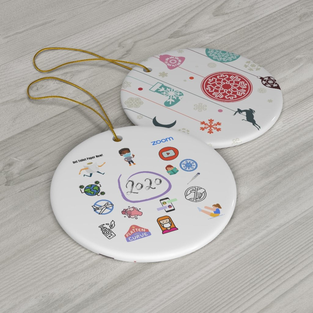 Covid 2020 Christmas Ornaments