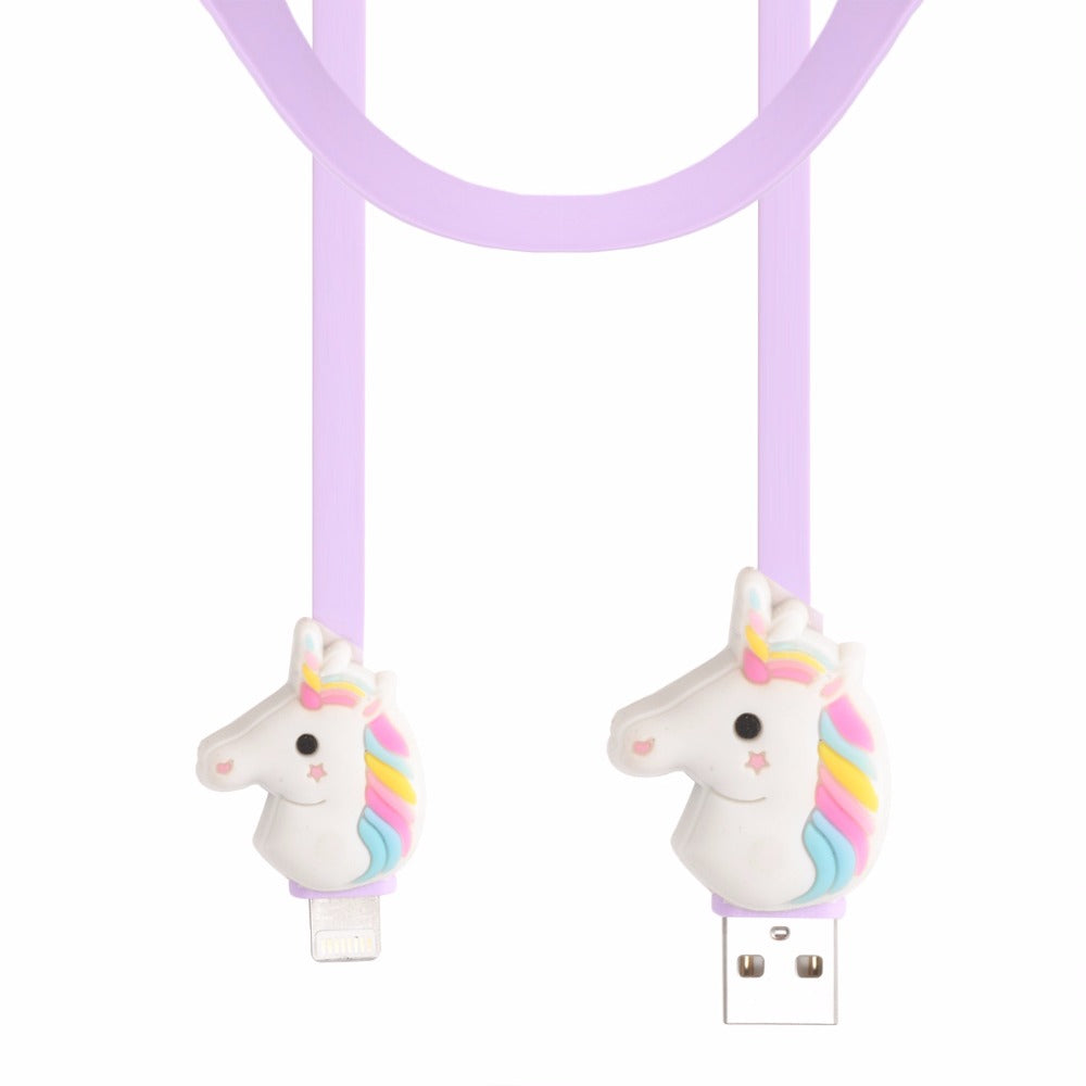 Rainbow Unicorn USB Cable - Exinoz