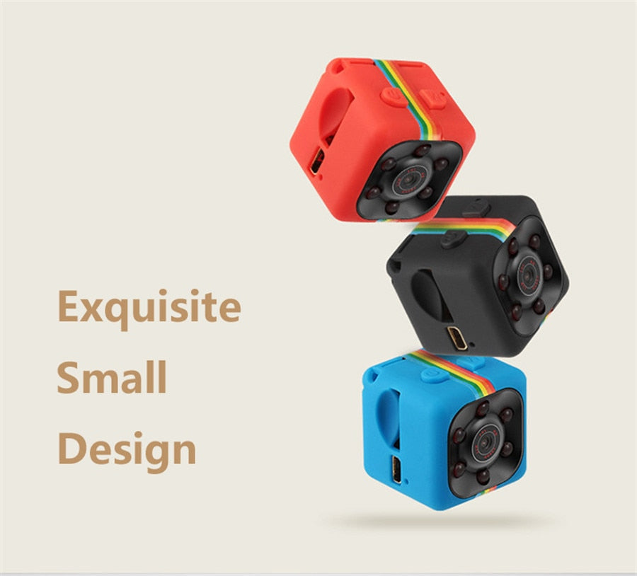 Ice Cube Mini Spy Camera 1080P Video Recorder Full HD With Night Vision With SD - Exinoz