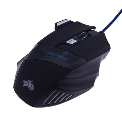 Professional Wired Gaming Mouse 5500DPI Adjustable 7 Buttons - Exinoz