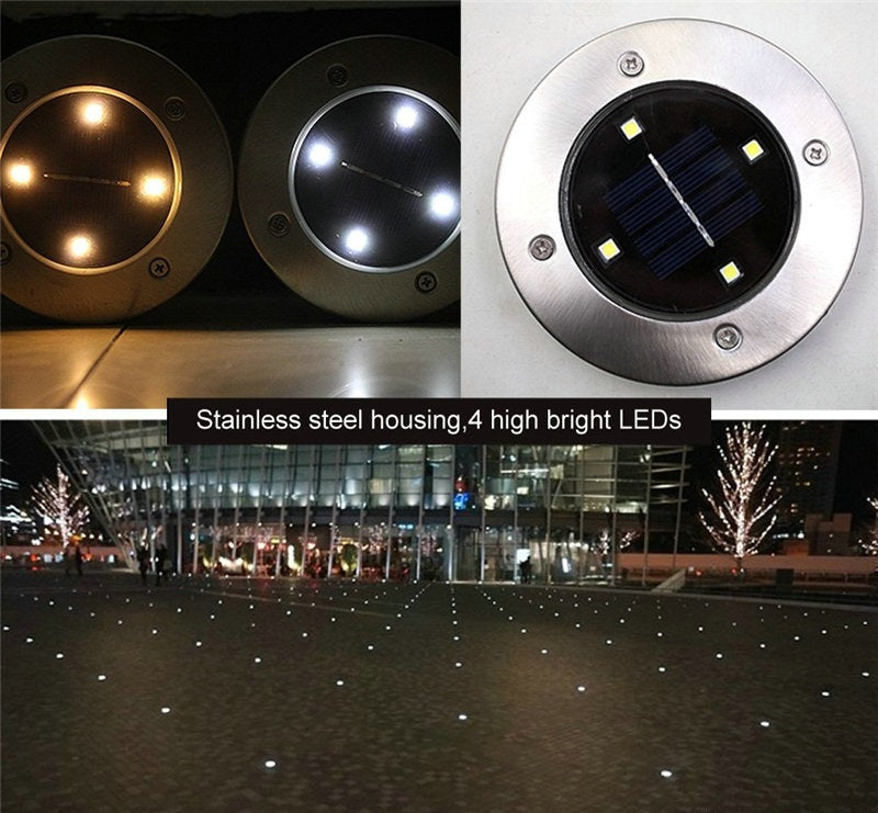 Solar Led Pathway Outdoor Lights - Exinoz
