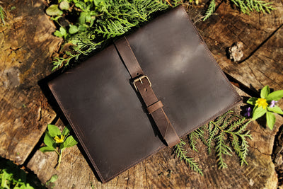 Genuine Leather Laptop & MacBook Sleeve Case - Exinoz