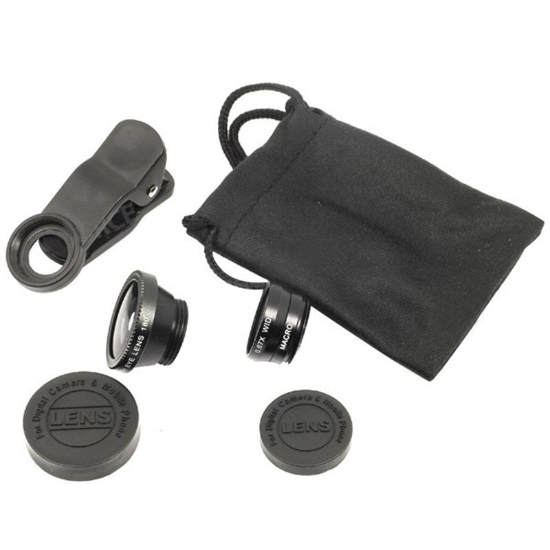 Phone Lens kit Universal 2 in 1 Wide & Macro Angle Lens for Smartphones - Exinoz