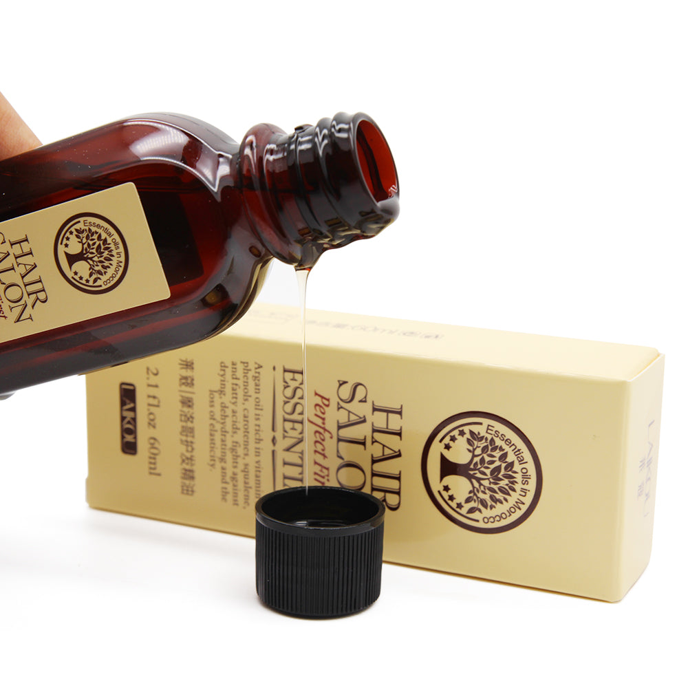 Pure Moroccan Argan Oil 60ml Hair & Scalp Treatment - Exinoz