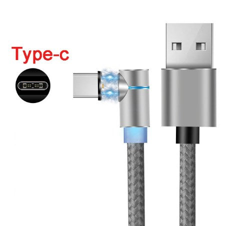 Exinoz 2m Fast Charging Magnetic Cable with LED Indicator - Exinoz