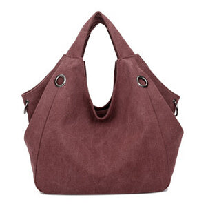 Ivana - Canvas Shoulder Bag - Exinoz