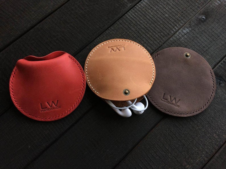Leather Earphone Case - Exinoz
