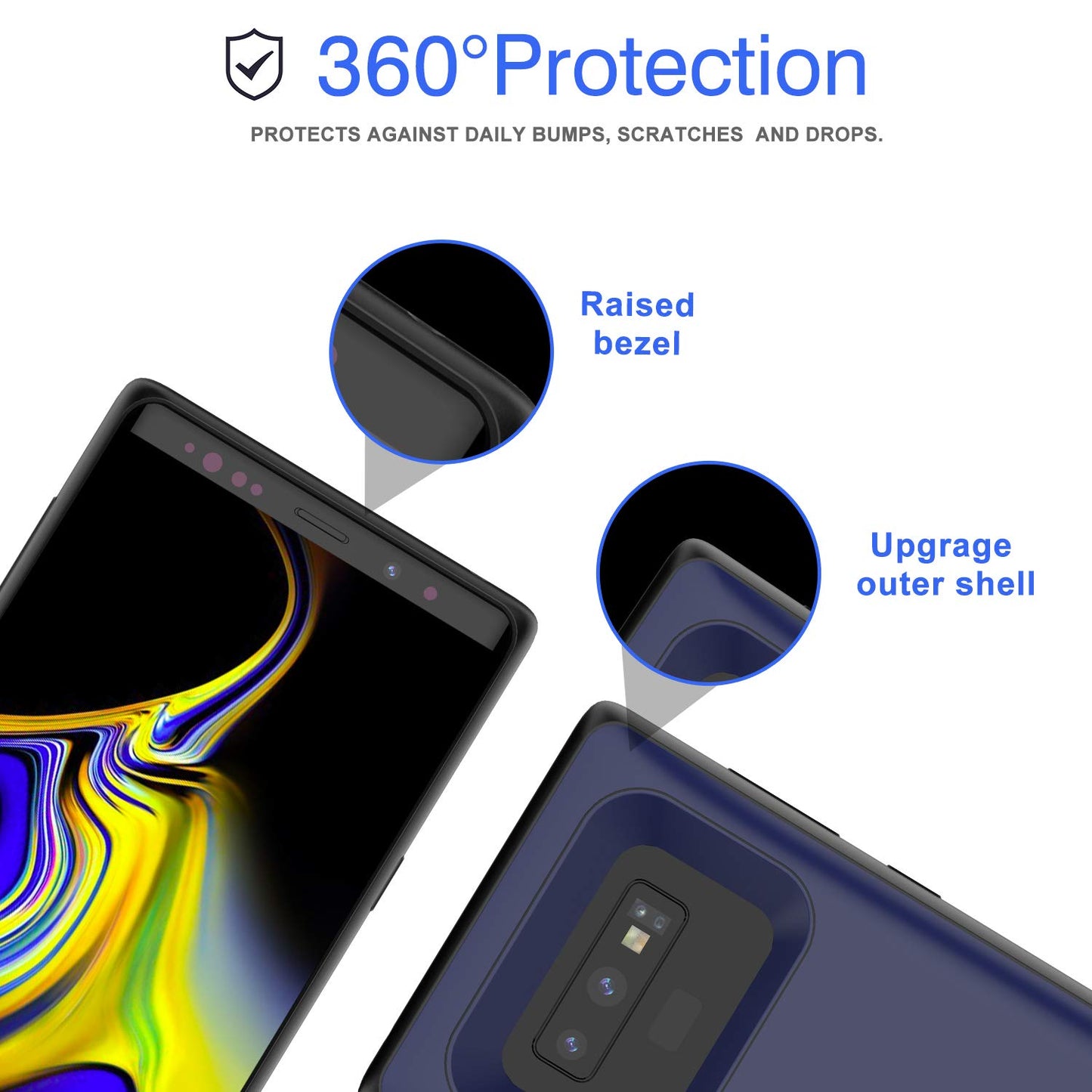 Exinoz Portable External Battery Case for Samsung Galaxy - Exinoz