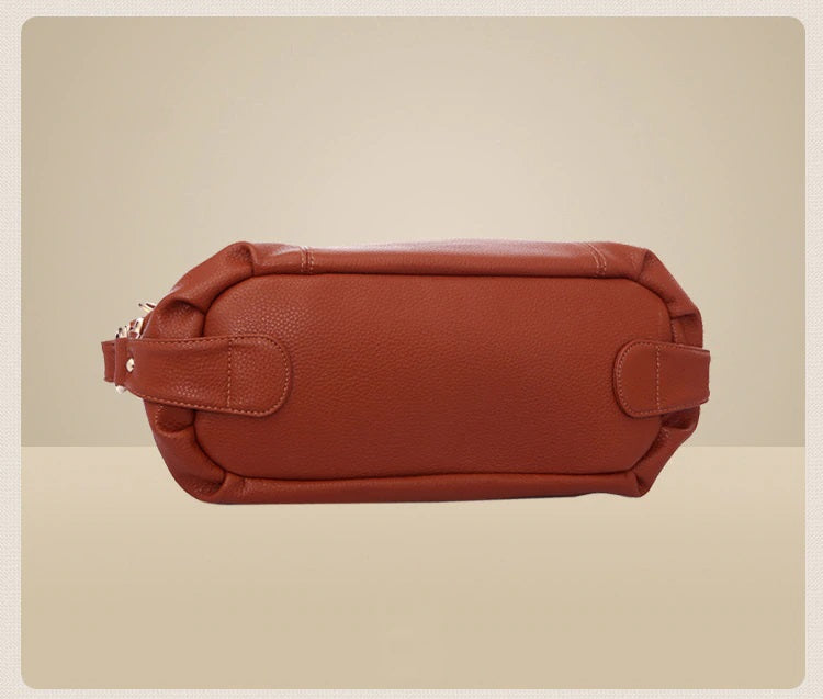 Luxury Women's Leather Tote Crossbody Handbag - Exinoz