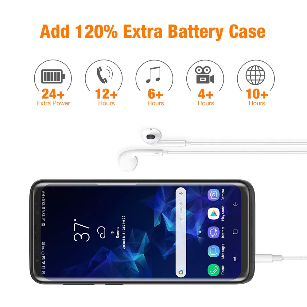 Exinoz Portable External Battery Case for Samsung Galaxy - Exinoz