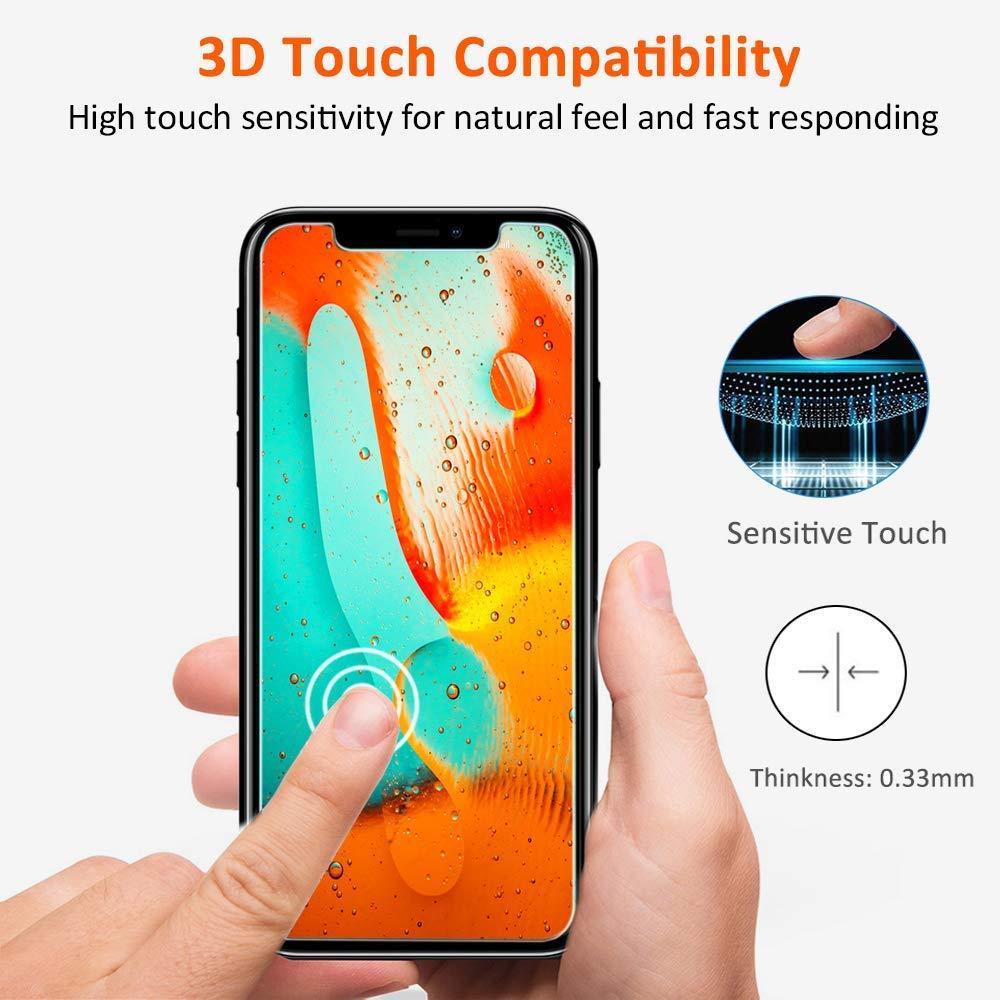 Premium Ultra-Thin Tempered Glass Screen Protector for iPhone X / XS / XS MAX / XR (2 Pack) - Exinoz