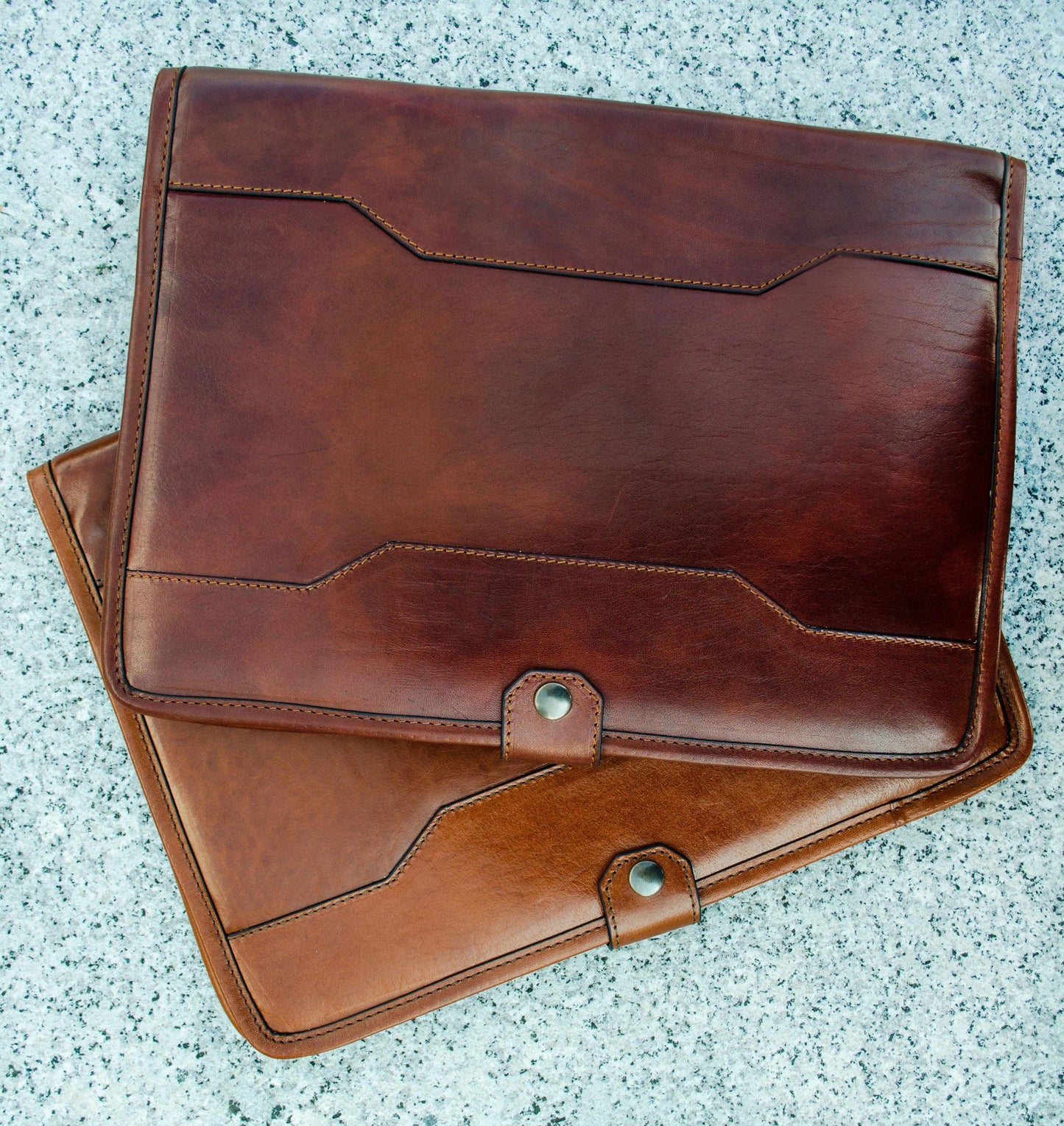 EXINOZ Hand Made Leather Laptop Portfolio - Exinoz