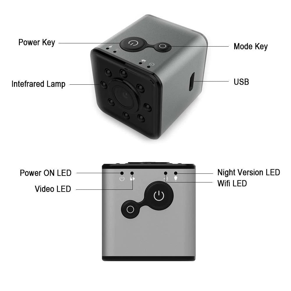 SQ13 WIFI mini Camera Wireless Camcorder - Exinoz