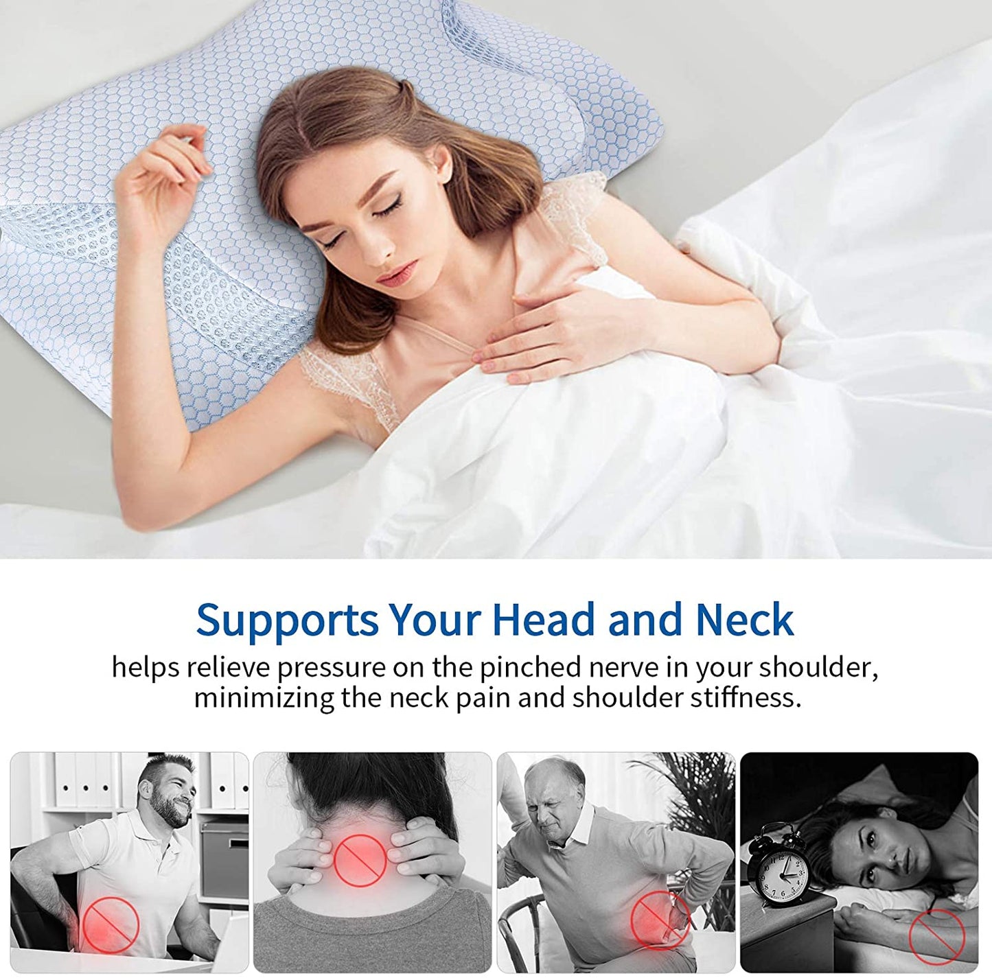 EXINOZ Neck Relief Pillow