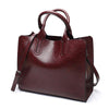 Vintage Oil Leather Handbag - Exinoz