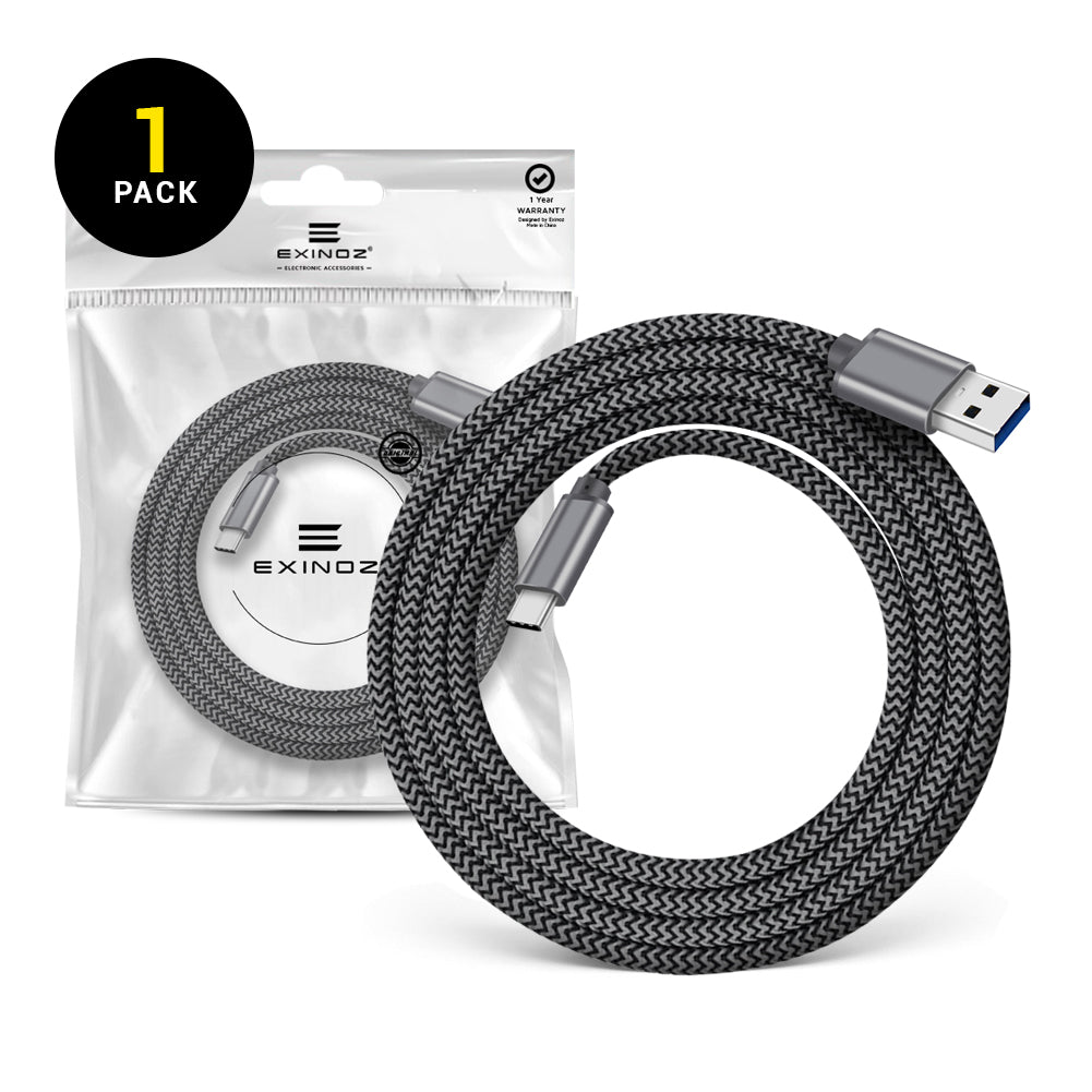 EXINOZ Micro USB Power Cable Charger for Amazon Kindle, Fire Tablet with Alexa, Kindle Paperwhite, Oasis, Fire Kids Edition, HD Kids Edition, Fire TV Stick, All New Fire TV Pendant, and Echo Dot - Exinoz
