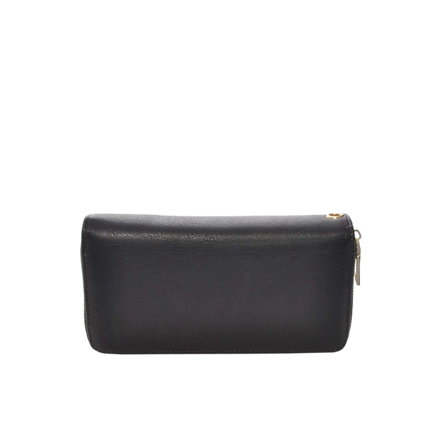 Women's Black Vegan Leather Wallet