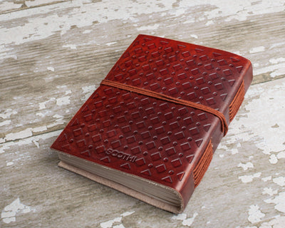 "Hardships And Extraordinary Journey" Handmade Leather Journal - Exinoz