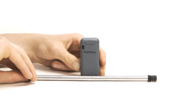 Portable Folding Reusable Stainless Steel Drinking Straw 2 Pack - Exinoz