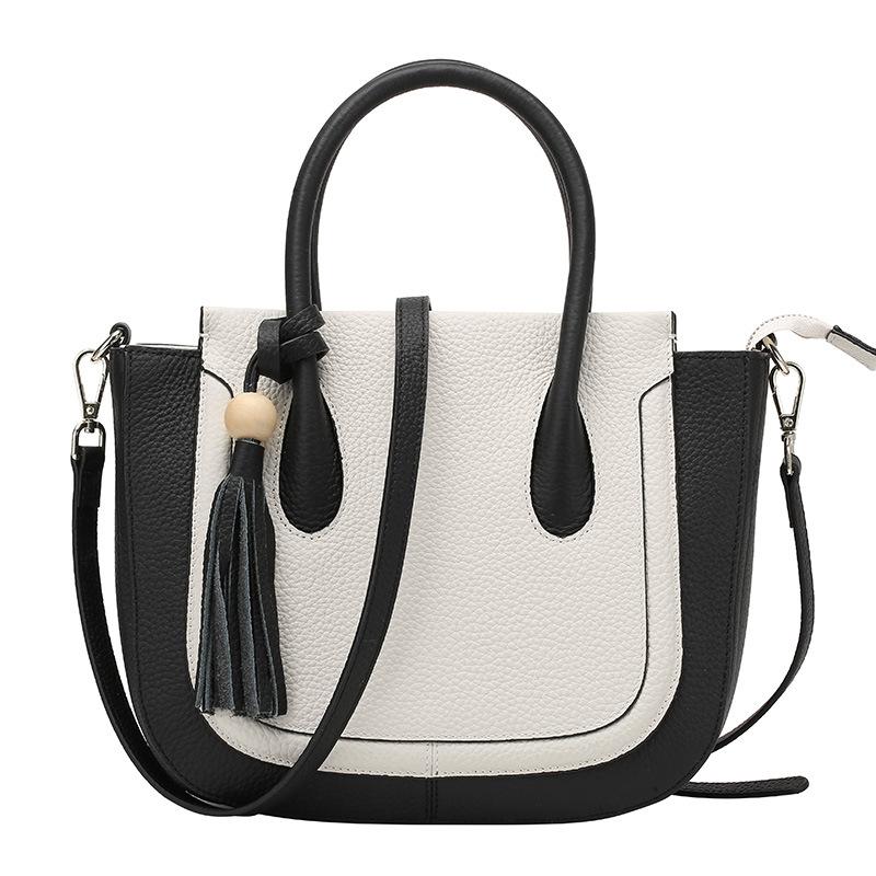 Euna - Genuine Leather Bucket Handbag - Exinoz