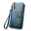 Split Leather Long Wallet for Women - Exinoz