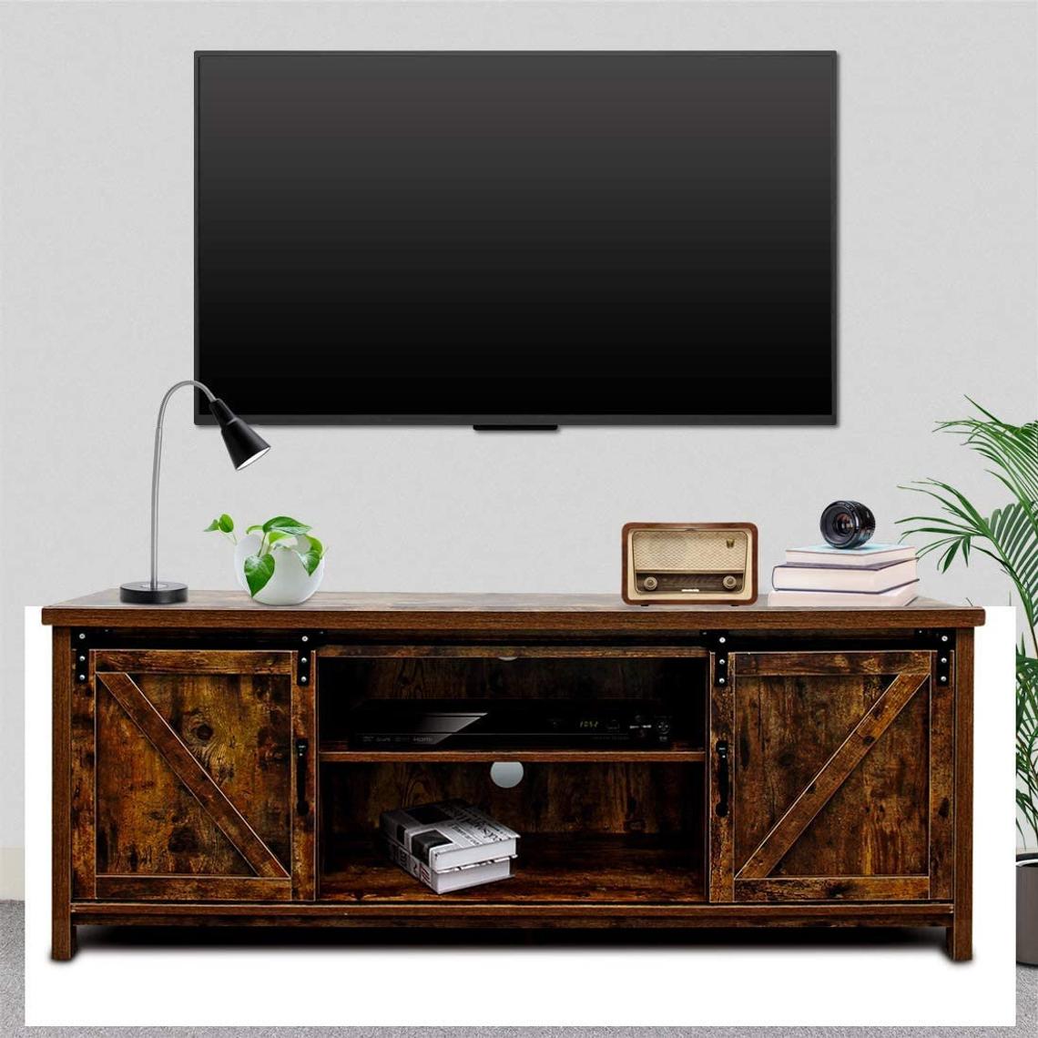 USA Handmade Farmhouse TV Stand Up To 60 Inch. Rustic Entertainment Center