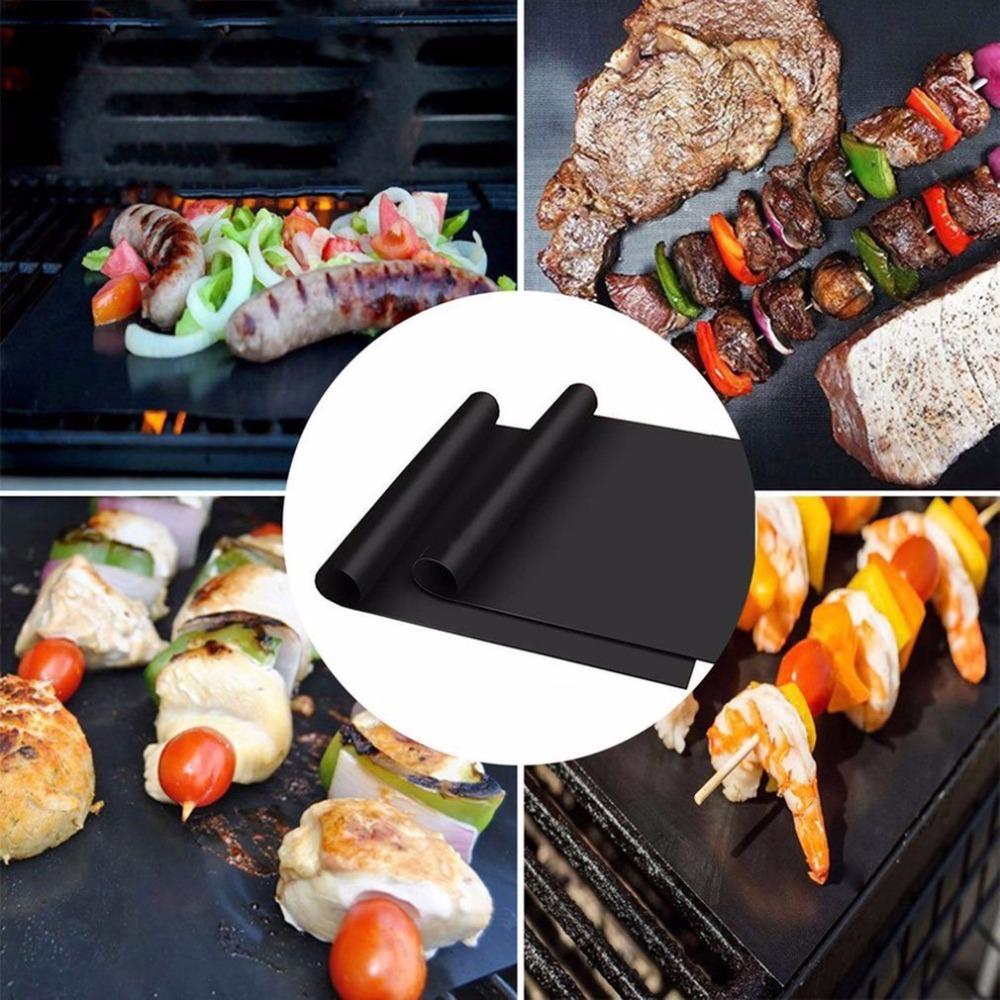 3pcs. Reusable Non-Stick BBQ Grill Mat - Exinoz