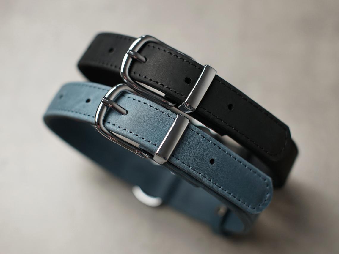 Personalized Leather Dog Collar