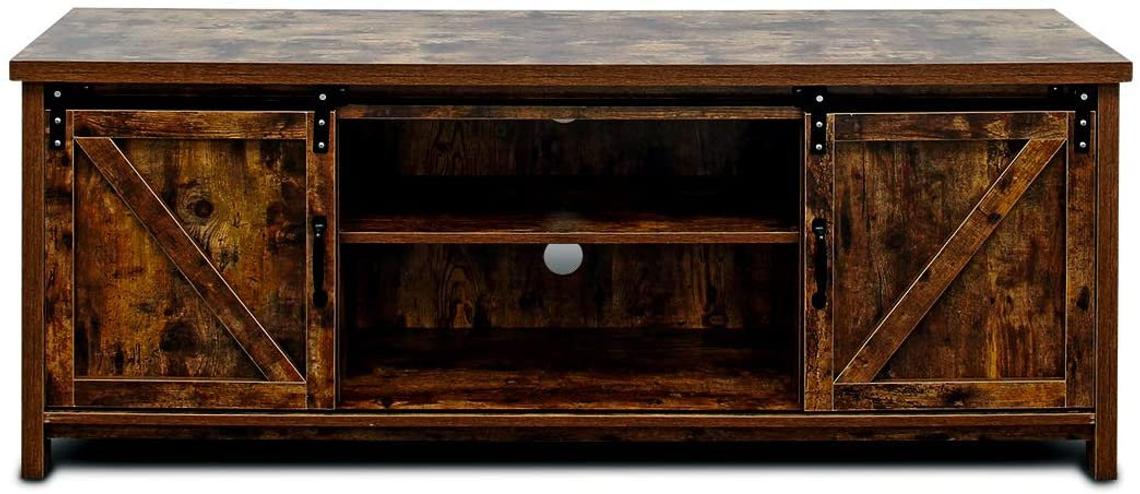 USA Handmade Farmhouse TV Stand Up To 60 Inch. Rustic Entertainment Center