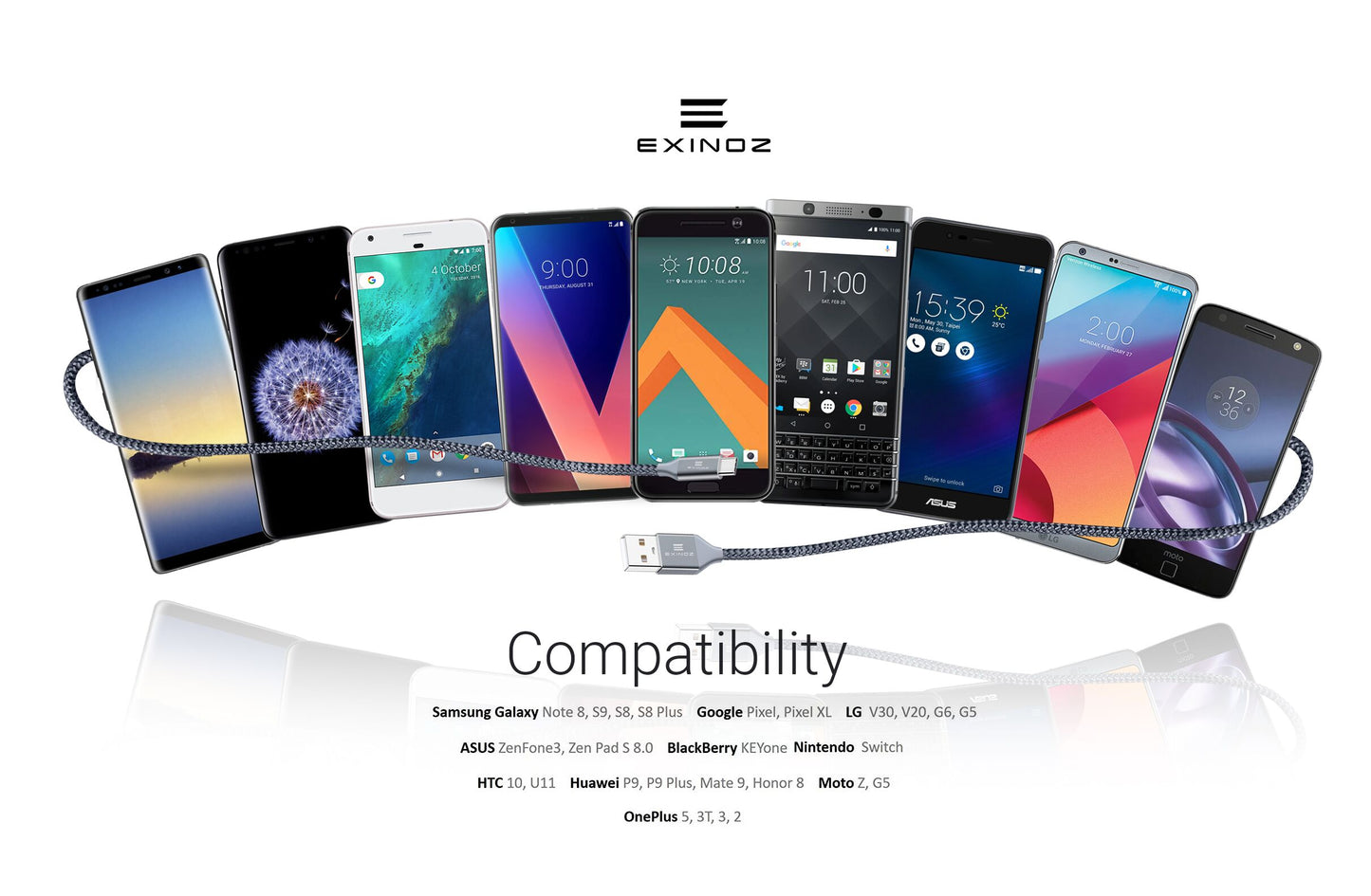 Exinoz USB Type C Cable Fast Charging USB C Cable (Bonus Special Offer) - Exinoz