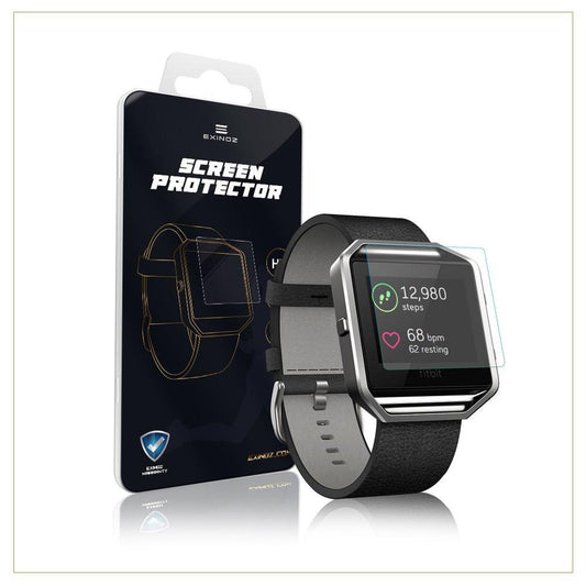 EXINOZ Fitbit Blaze Tempered Glass Screen Protector - Exinoz