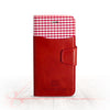 FULL COLOR SET: iPhone 6 Plus / 6s Plus 100% Genuine Leather Wallet Case [RED, BROWN, BLACK, BLUE] - Exinoz