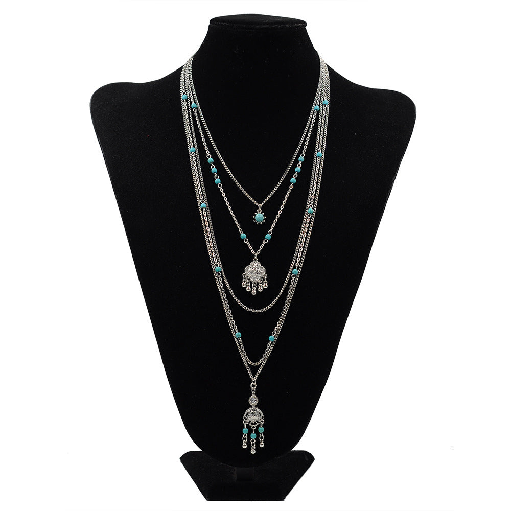 Multi layer Gold Fill Boho Necklace - Exinoz