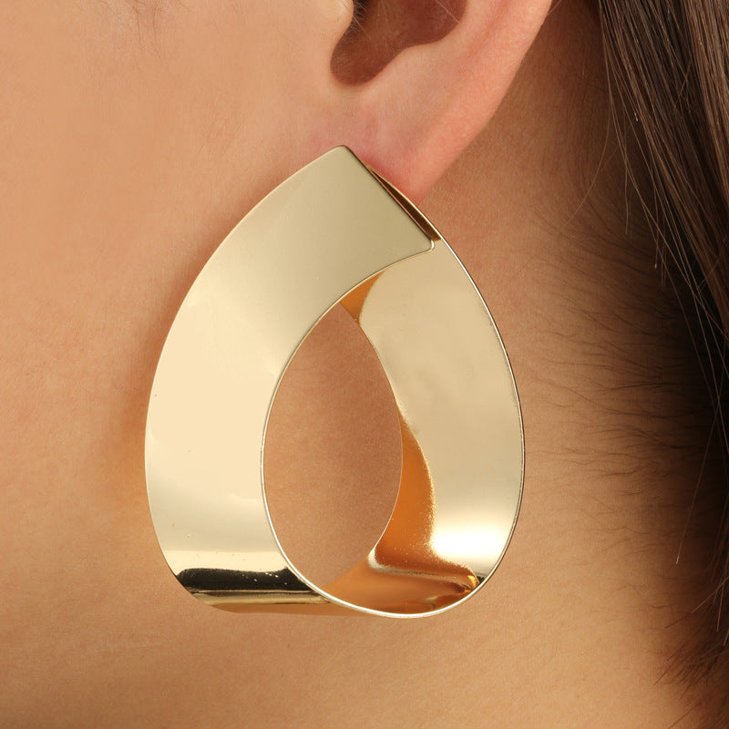 Punk Geometric Fashion statement earrings - Exinoz