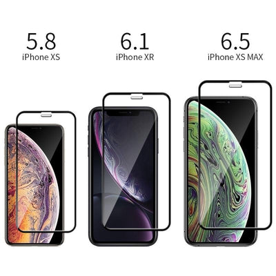 EXINOZ iPhone 11 Pro / 11 Pro Max / X / XE / XS / XS Max / XR Tempered Glass Screen Protector - Exinoz