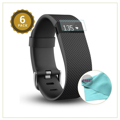 EXINOZ Fitbit Charge HR Screen Protector PACK of 6 - Exinoz