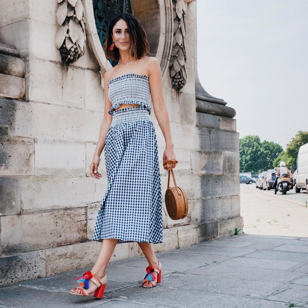 Handwoven Round Rattan Bag - Exinoz