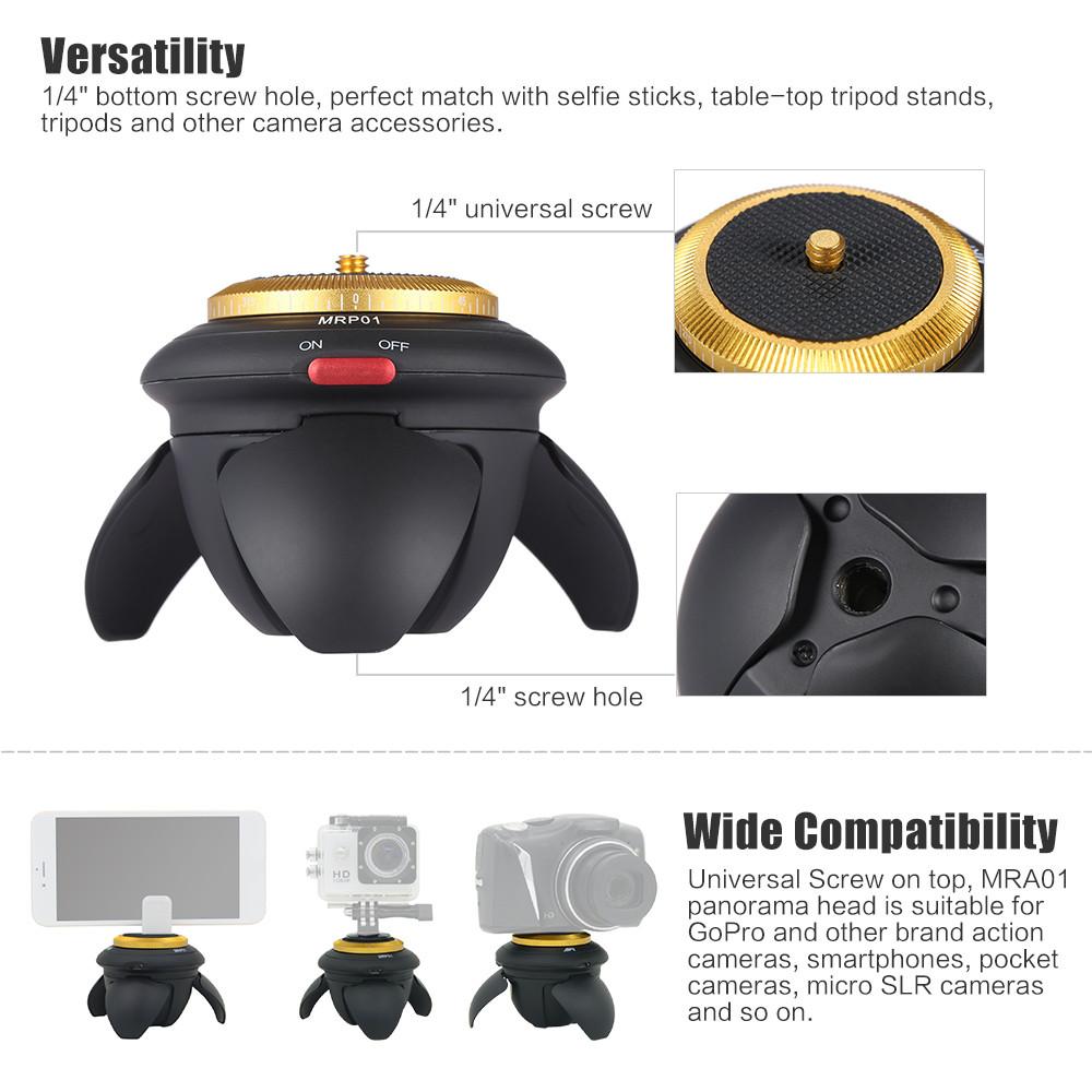 360 Rotation Panorama Time Lapse Head - Exinoz