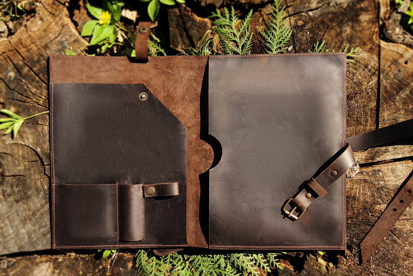 Genuine Leather Laptop & MacBook Sleeve Case - Exinoz