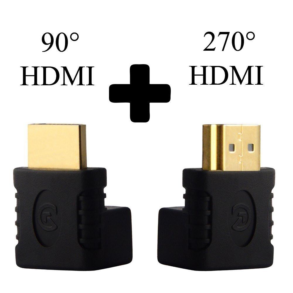 Exinoz HDMI Adapter Kit (90 Degree and 270 Degree) - Exinoz
