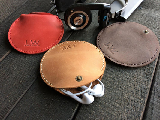 Leather Earphone Case - Exinoz