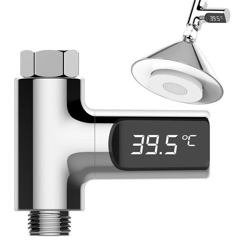 Self-Powered Smart Shower Thermometer - Exinoz