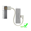 Exinoz Micro USB Cable Designed for Fire TV, Chromecast, Roku for Clutter Free Solution. Short 8 Inch Micro USB Cable - Exinoz
