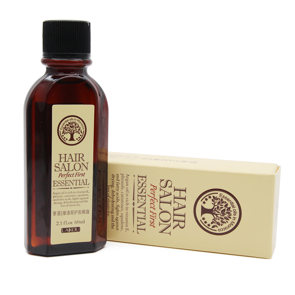 Pure Moroccan Argan Oil 60ml Hair & Scalp Treatment - Exinoz